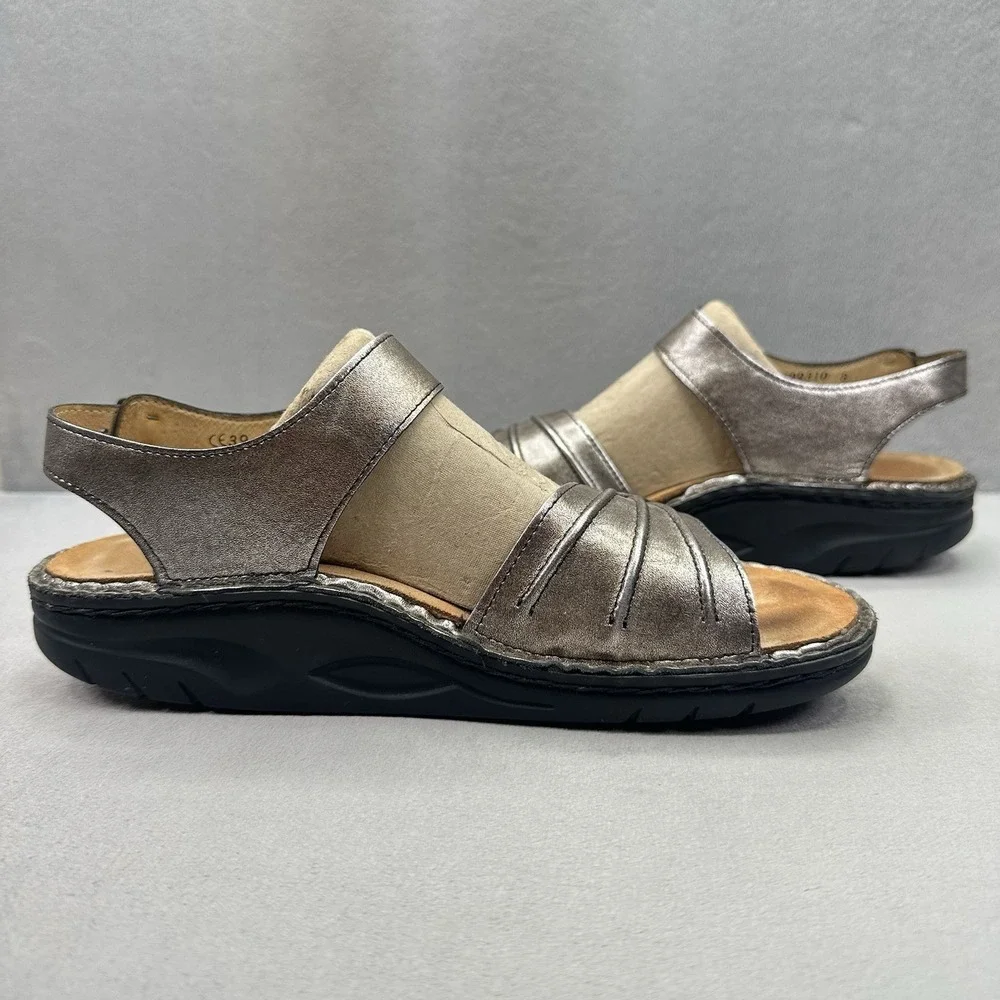 Womens 8-8.5 / EU 39 Finn Comfort Sausalito Sandals Espresso Leather Comfort